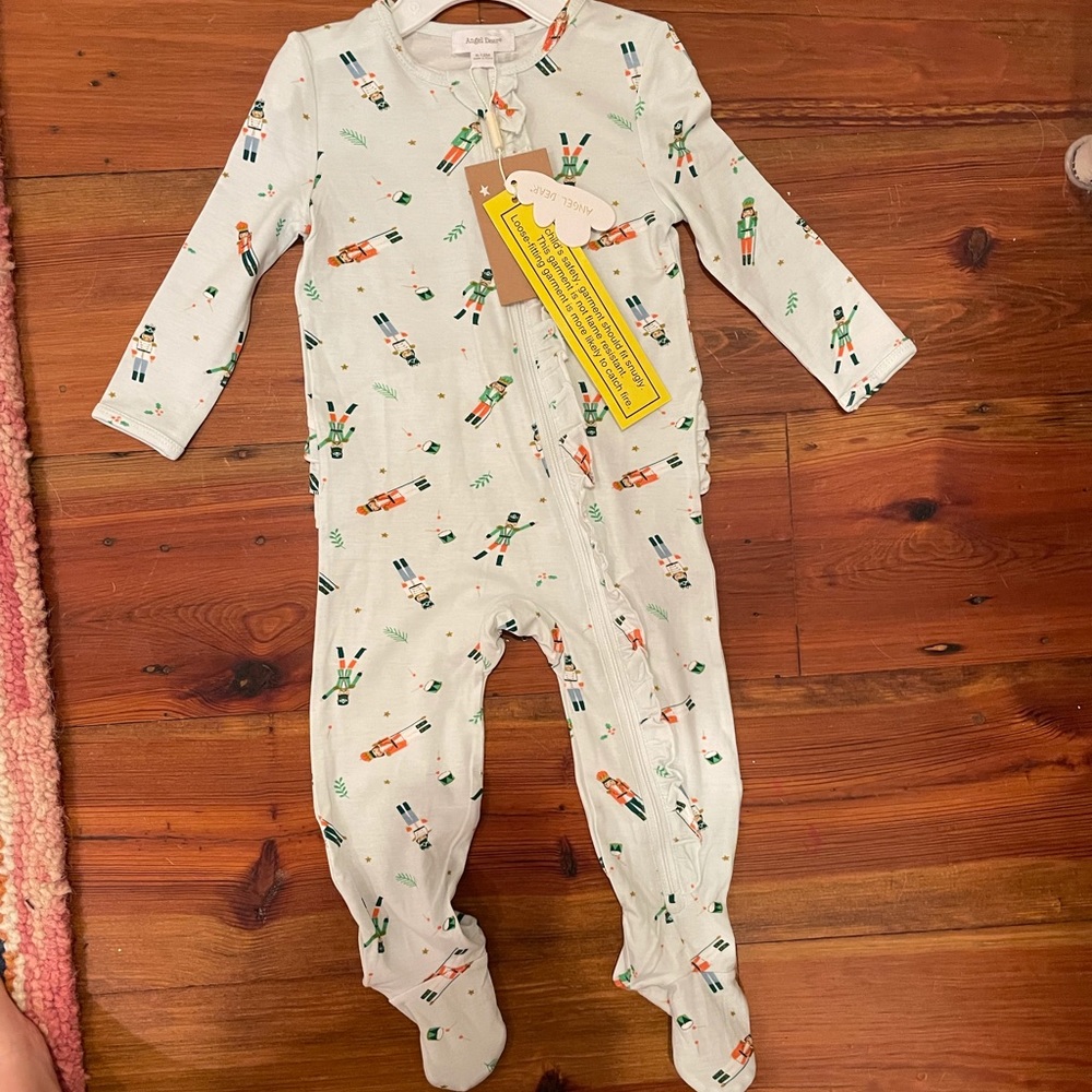 Angel Dear nutcracker footie NWT 9-12m
